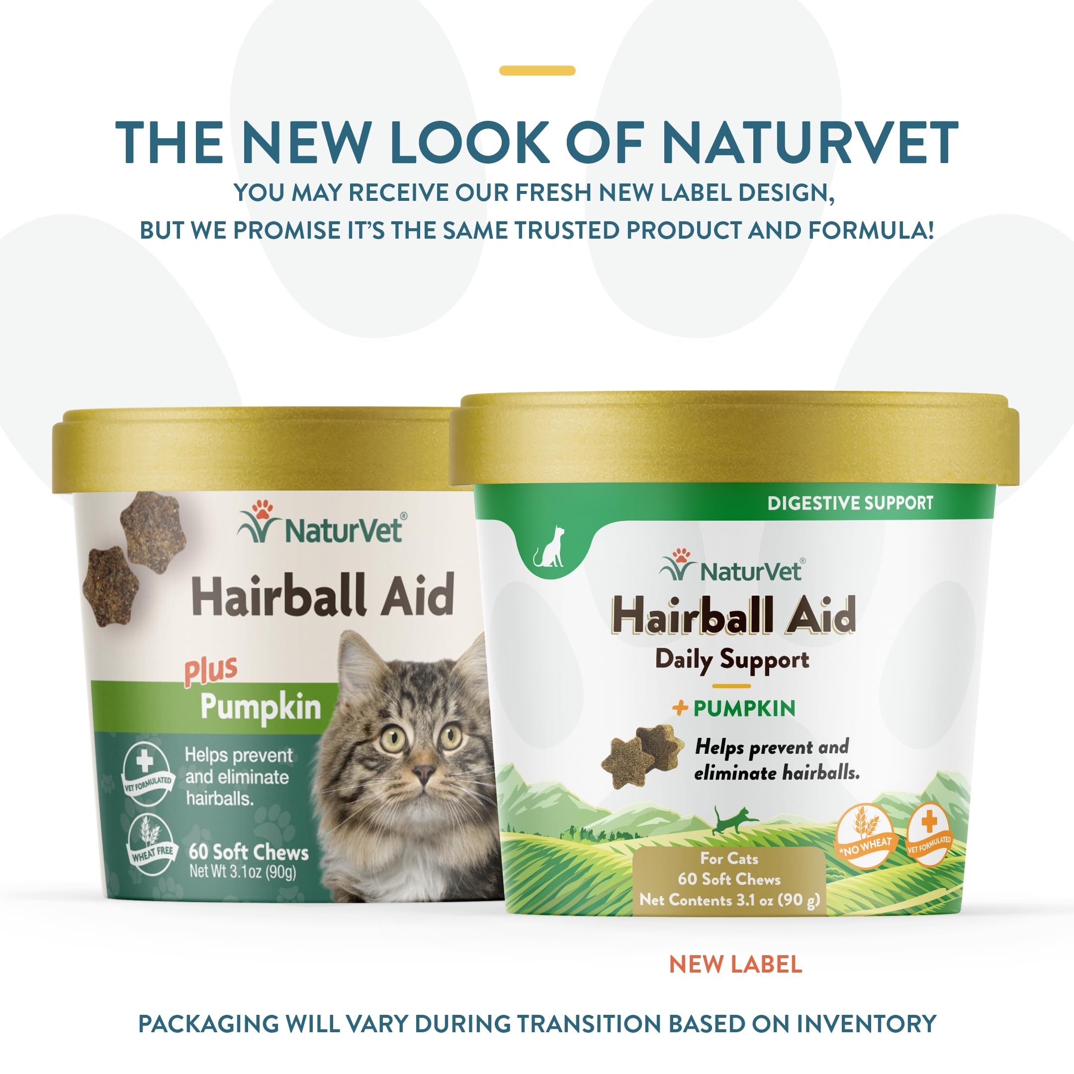 Foto 2 | Suplemento Naturvet Hairball Aid Para Gatos Con Calabaza, 60 Masticables Blandos - Venta Internacional.