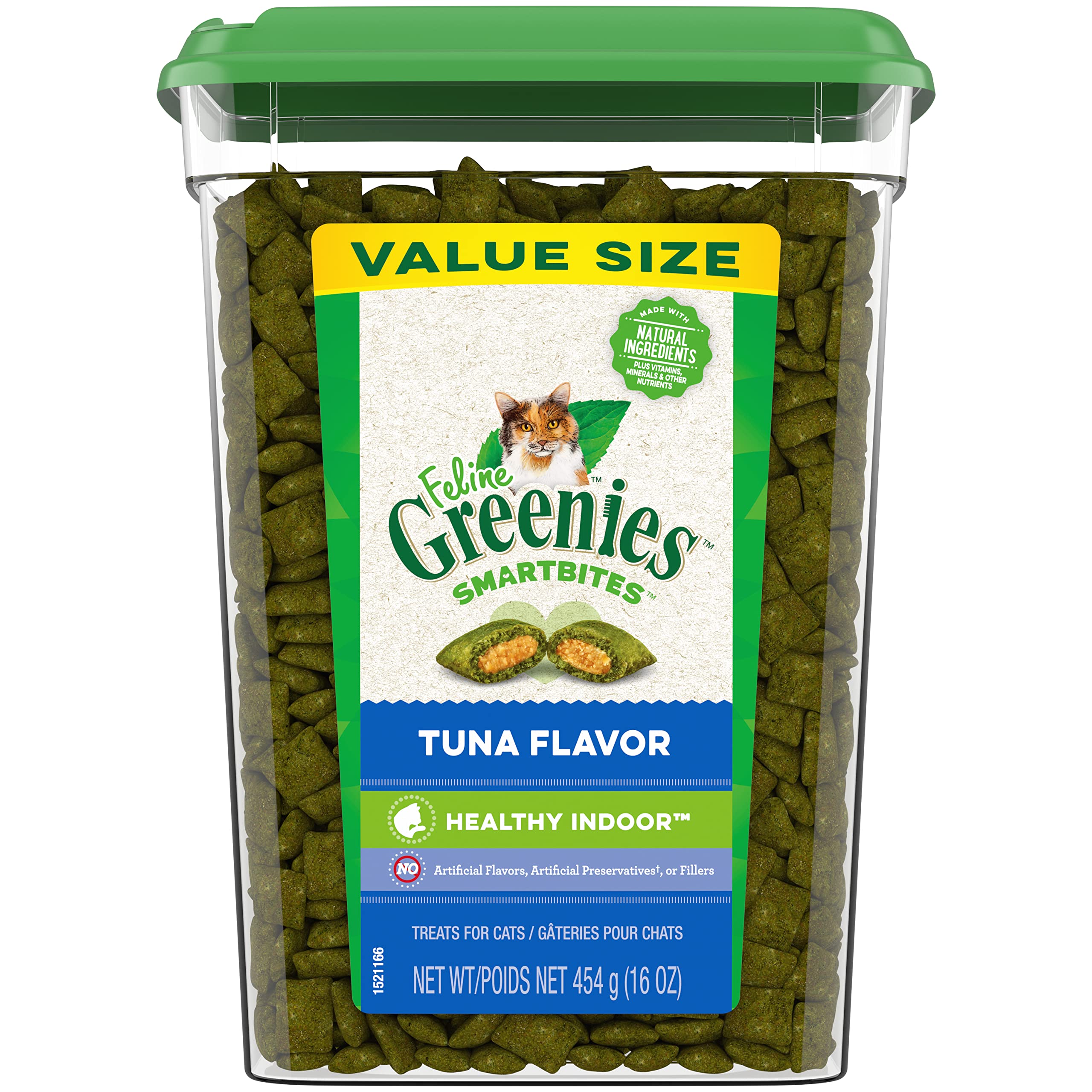 Foto 2 pulgar | Cat Treats Greenies Feline Smartbites Healthy Indoor Tuna De 480 Ml - Venta Internacional.