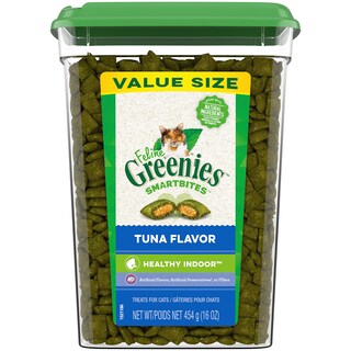 Foto 1 | Cat Treats Greenies Feline Smartbites Healthy Indoor Tuna De 480 Ml - Venta Internacional.