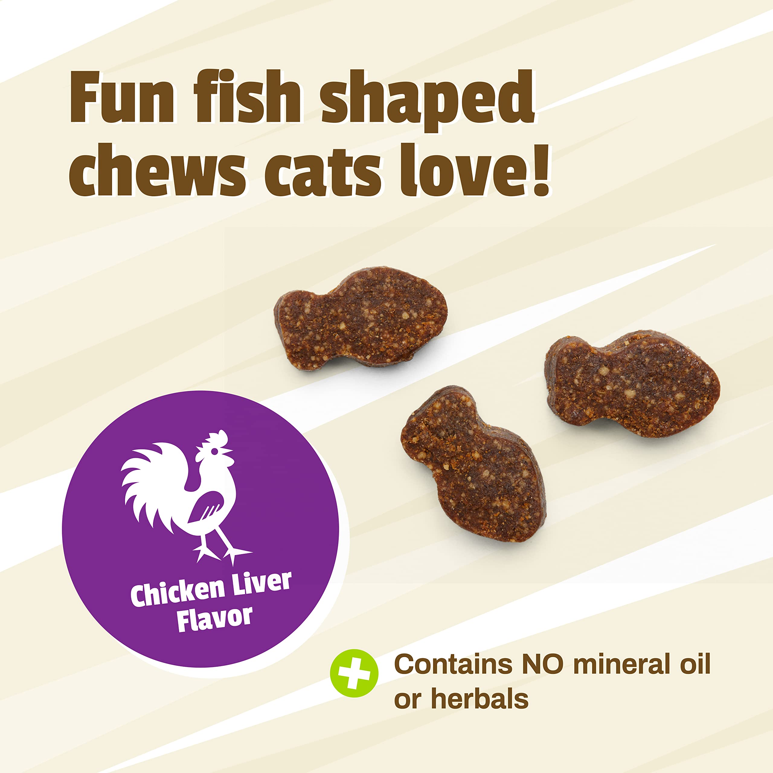 Foto 6 pulgar | Masticables Cat Hairball Control Pet Naturals 160  Pollo - Venta Internacional.