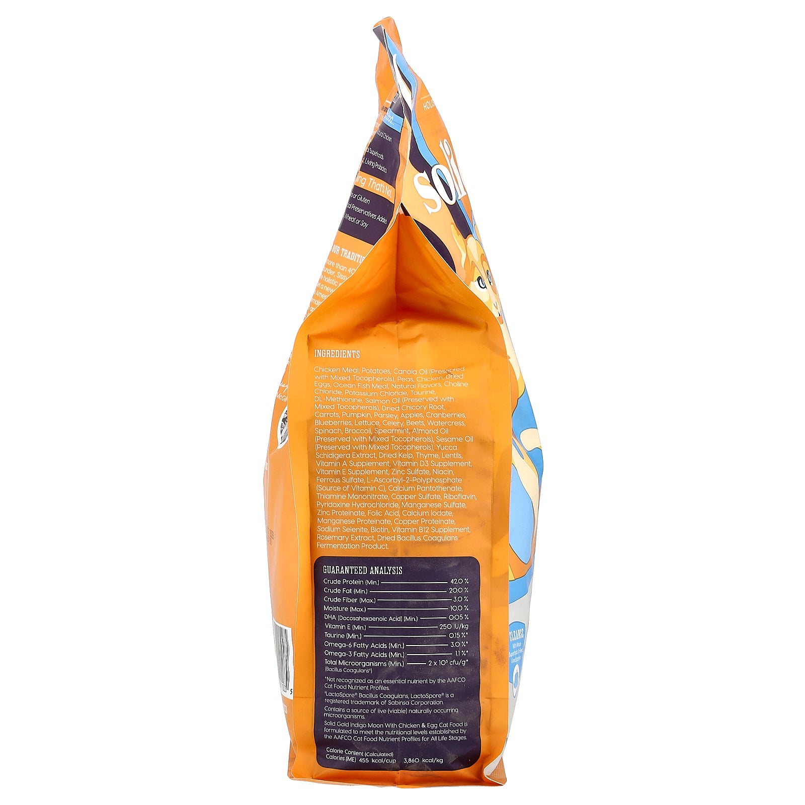 Foto 2 | Comida Para Gatos Solid Gold Indigo Moon All Stages Con Pollo Y Huevo  1 36 Kg - Venta Internacional.