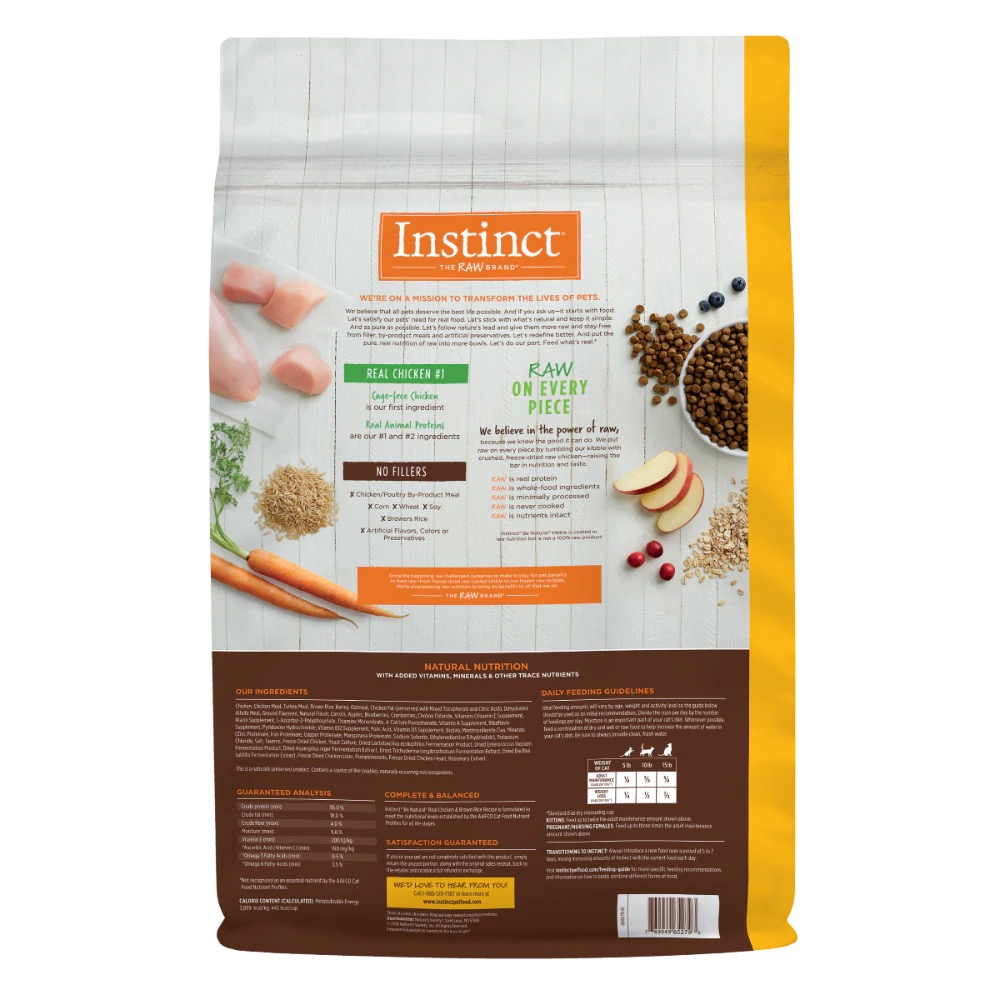 Foto 3 pulgar | Instinct Be Natural Alimento Para Gatos Con Carne De Pollo 6 Kg.