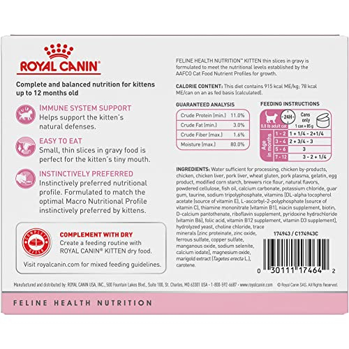 Foto 4 pulgar | Comida Enlatada Para Gatos Royal Canin Feline Health Nutrition Kitten 9 - Venta Internacional.