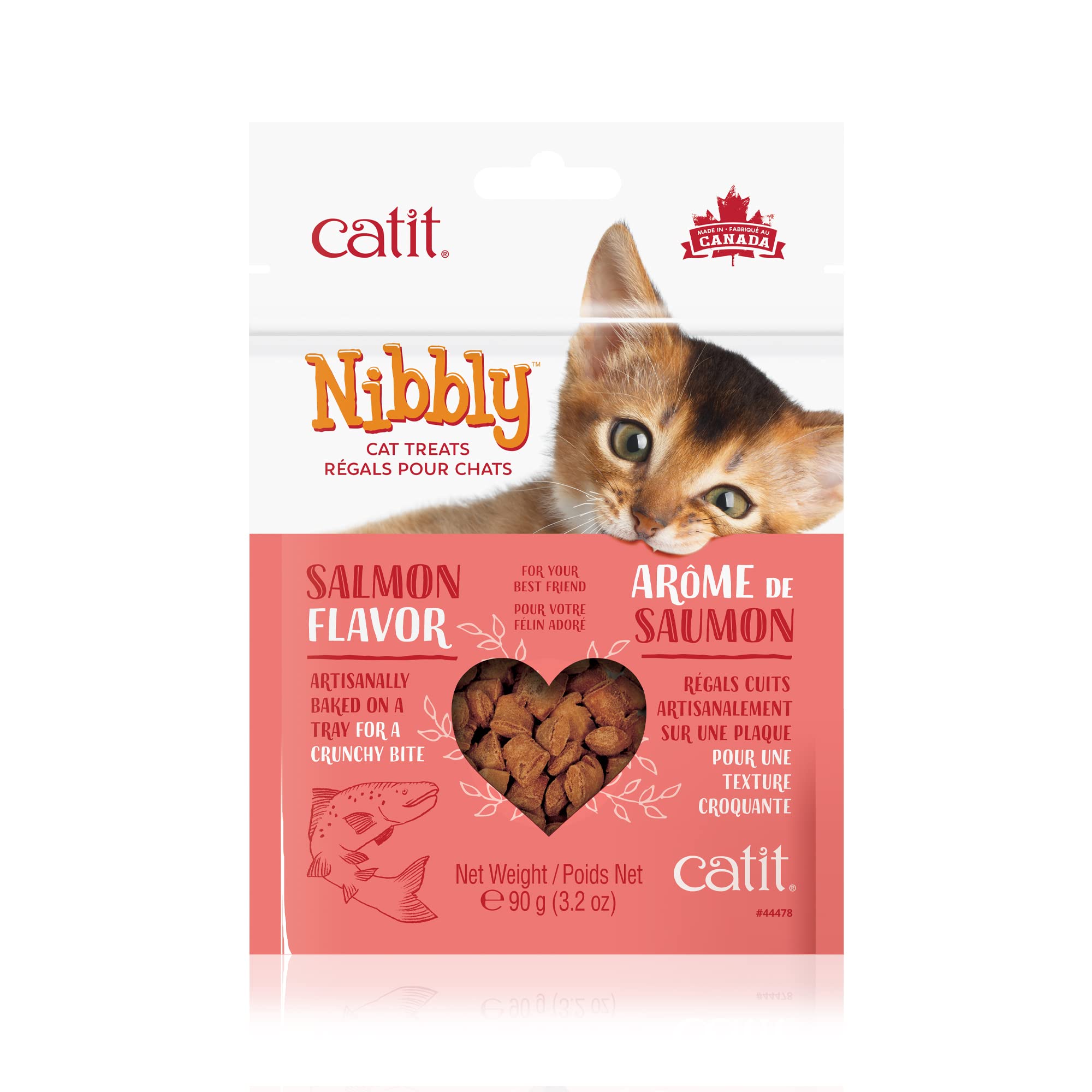 Foto 2 pulgar | Cat Treats Catit Nibbly Healthy, Salmón Horneado, 90 Ml - Venta Internacional.