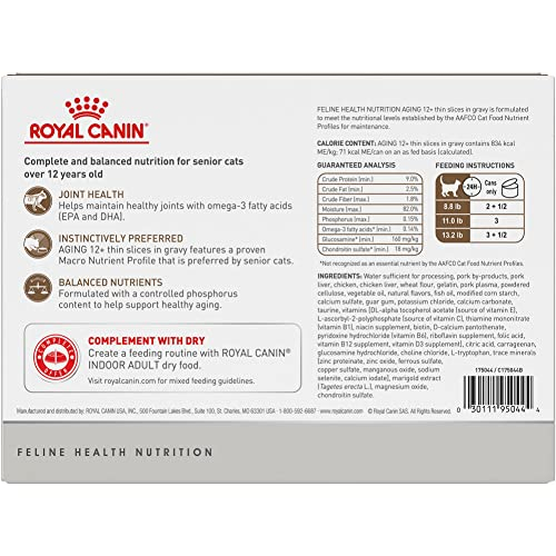 Foto 4 pulgar | Comida Enlatada Para Gatos Royal Canin Aging 12+, Rebanadas Finas, 90 G, Paquete De 6 - Venta Internacional.