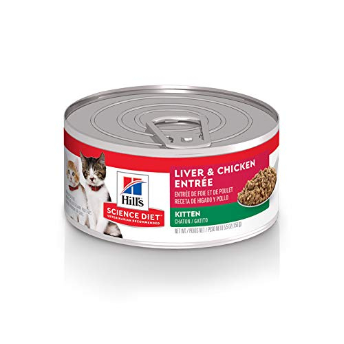 Comida Húmeda Para Gatos Hill's Science Diet Con Hígado De Gatito Y Pollo, 24 X 1 - Venta Internacional.