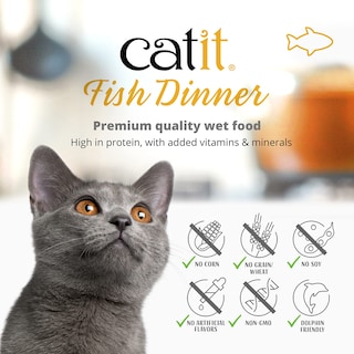 Foto 4 | Comida Húmeda Para Gatos Catit Fish Dinner Con Atún Y Zanahoria - Venta Internacional.