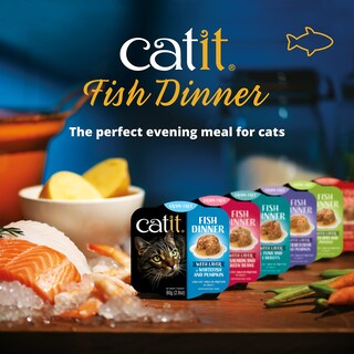 Foto 6 | Comida Húmeda Para Gatos Catit Fish Dinner Con Atún Y Zanahoria - Venta Internacional.