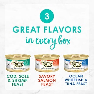 Foto 3 | Paquete Variado De Comida Húmeda Para Gatos Purina Fancy Fea - Venta Internacional.