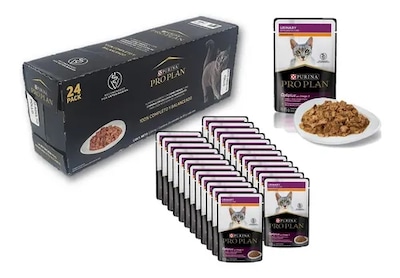 Foto 2 | Proplan Pouch Alimento Humedo Gato Cat Urinary 85 G 24pz