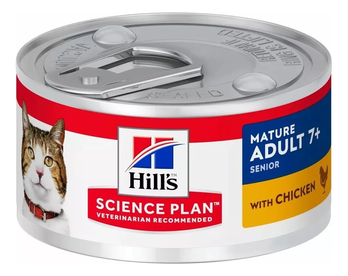 Foto 1 | Alimento Gato Lata Hills Adulto 7+ Original 156gr 24pz