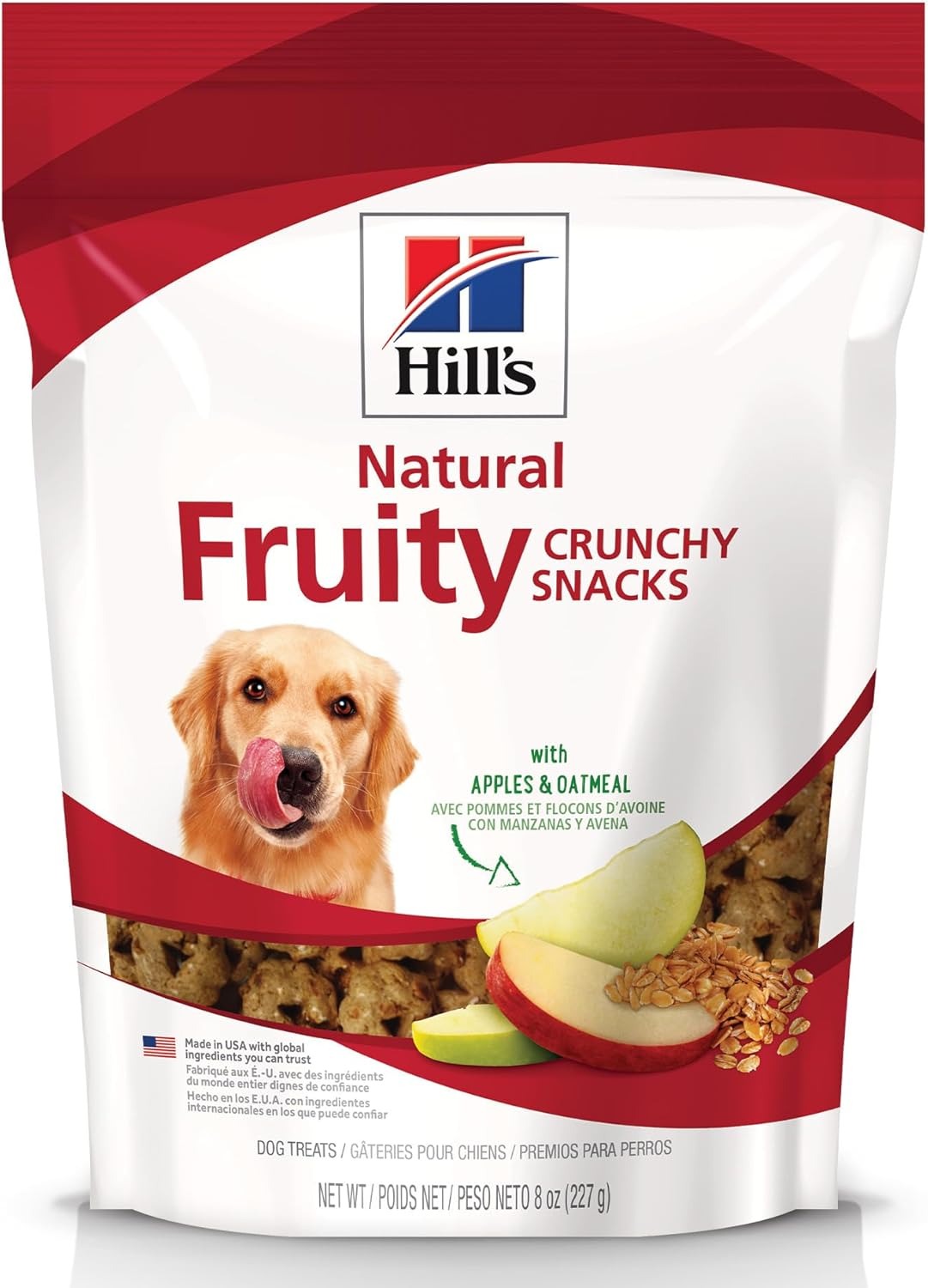 Foto 1 | Hill's Fruity Crunchy Manzana Y Avena Premios Perro 226g 12pz