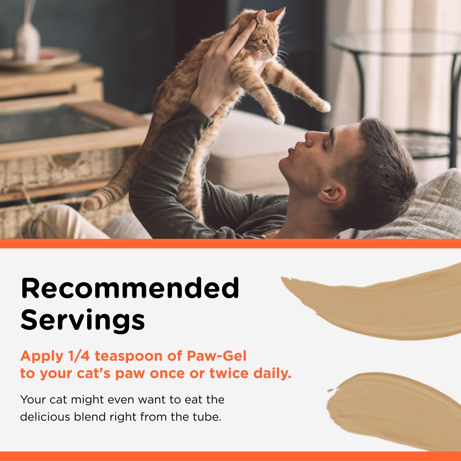 Foto 4 | Hairball Paw Gel Nutri-vet Para Gatos Con Sabor A Salmón, 90 Ml - Venta Internacional.