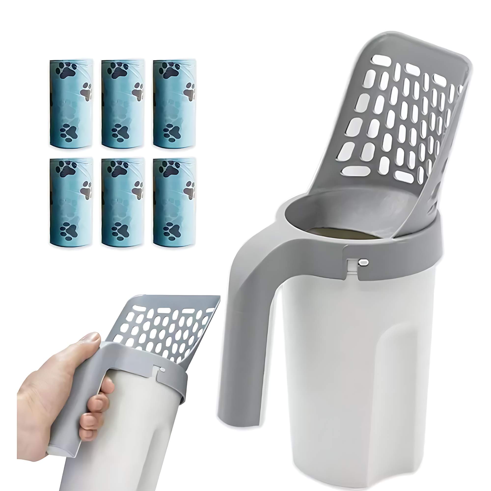 Pala para Arenero de Gatos Mr. Gadgets Soporte con Bolsas $324