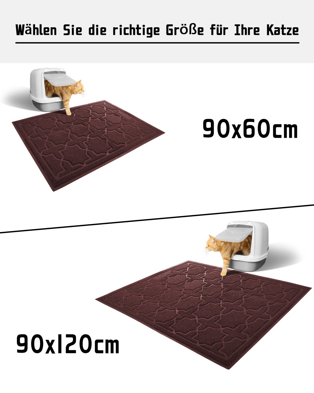 Foto 6 pulgar | Alfombrilla De Arena Para Gatos Yimobra, 120 X 90 Cm, Impermeable Y Antideslizante - Venta Internacional.