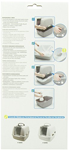 Foto 5 pulgar | Forros Biodegradables Catit Clean Para Sartenes Gigantes Con Capucha Para Gatos 1 - Venta Internacional.