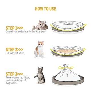 Foto 7 | Forros Para Cajas De Arena Para Gatos Kone Jumbo, Extra Duraderos, 14 Unidades - Venta Internacional.