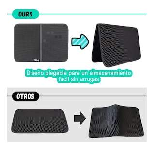 Foto 4 | Tapete Para Gato Arenero Arena Belug, Negro