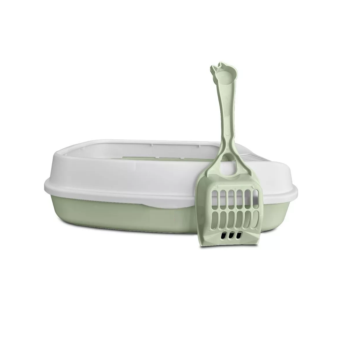 Foto 4 pulgar | Arenero Grande Eo Safe Imports Esi-7754 con Pala Verde para Gato