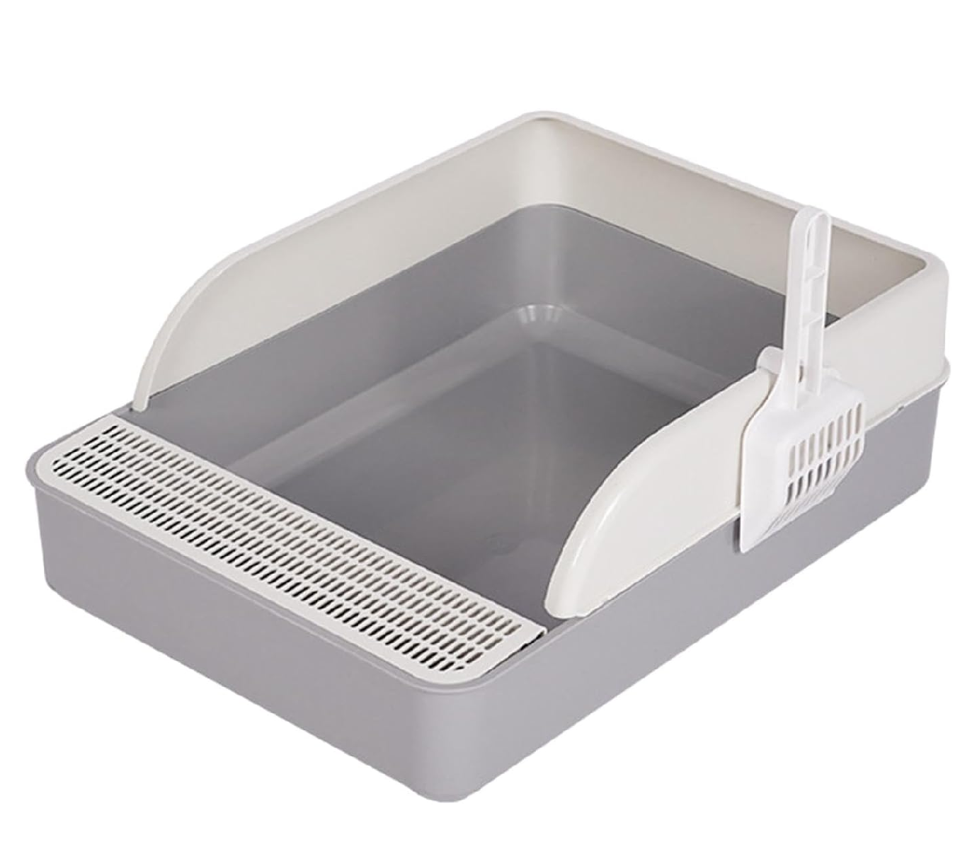 Foto 2 pulgar | Caja de Arenero con Recogedor para Mascotas y Gato Eo Safe Imports Esi-8798 color Gris