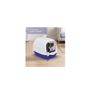 Foto 2 | Arenero Gato Cerrado Filtro Anti Olor Puerta Abatible Pala Eo Safe Imports Esi-11252 Multicolor