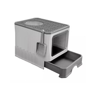 Foto 1 | Caja De Arena Completamente Sellads Y Desodorizada P/gato Eo Safe Imports Esi-12660 Gris
