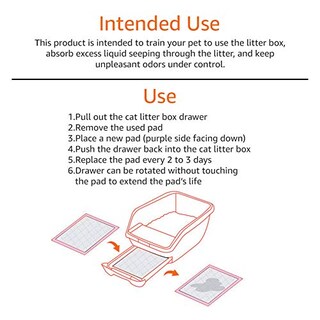 Foto 5 | Recambios De Almohadilla Para Caja De Arena Para Caja De Arena Amazon Basics, Paquete De 40 - Venta Internacional.