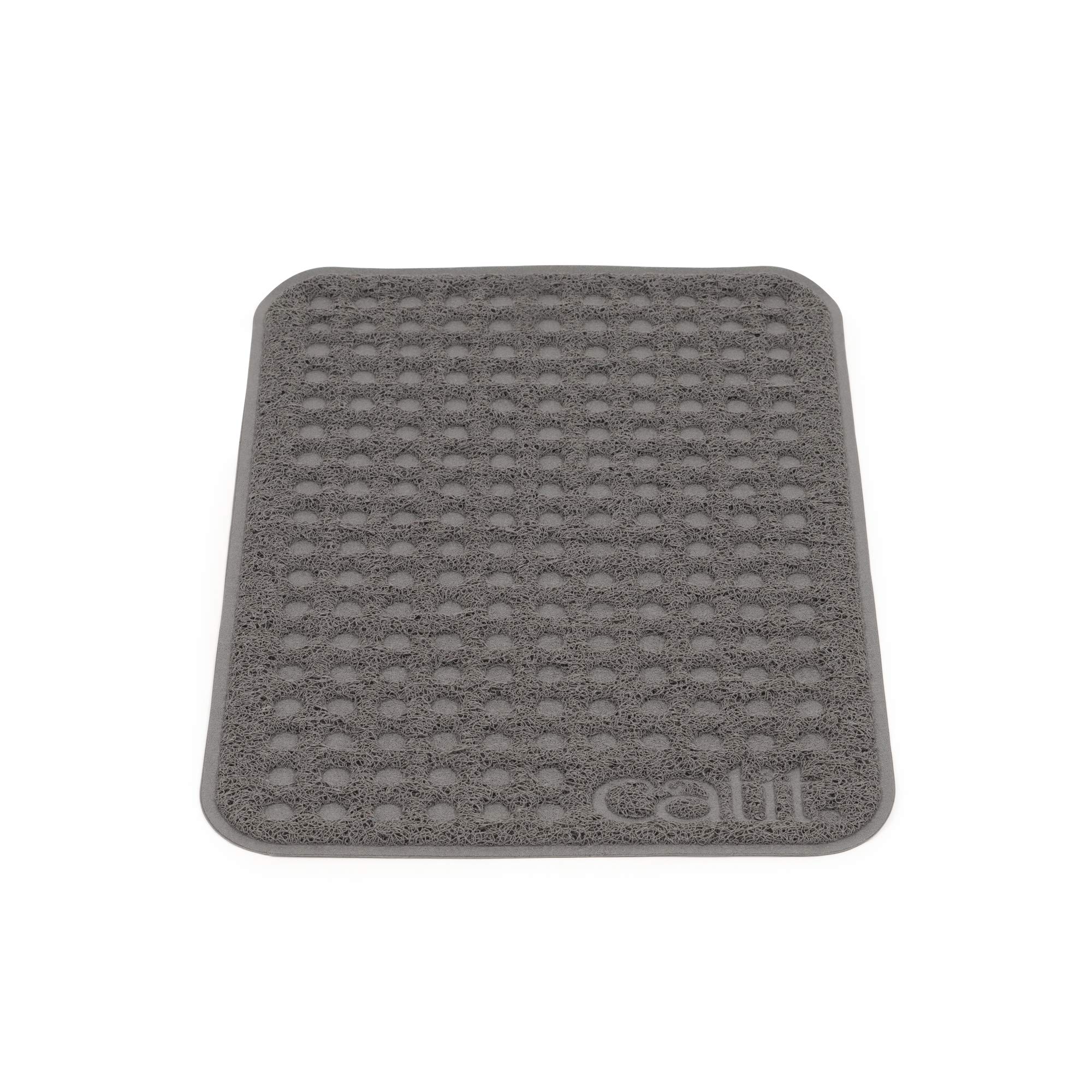 Alfombrilla De Arena Para Gatos Catit, Rectangular, Pequeña, Gris, 44365 - Venta Internacional.