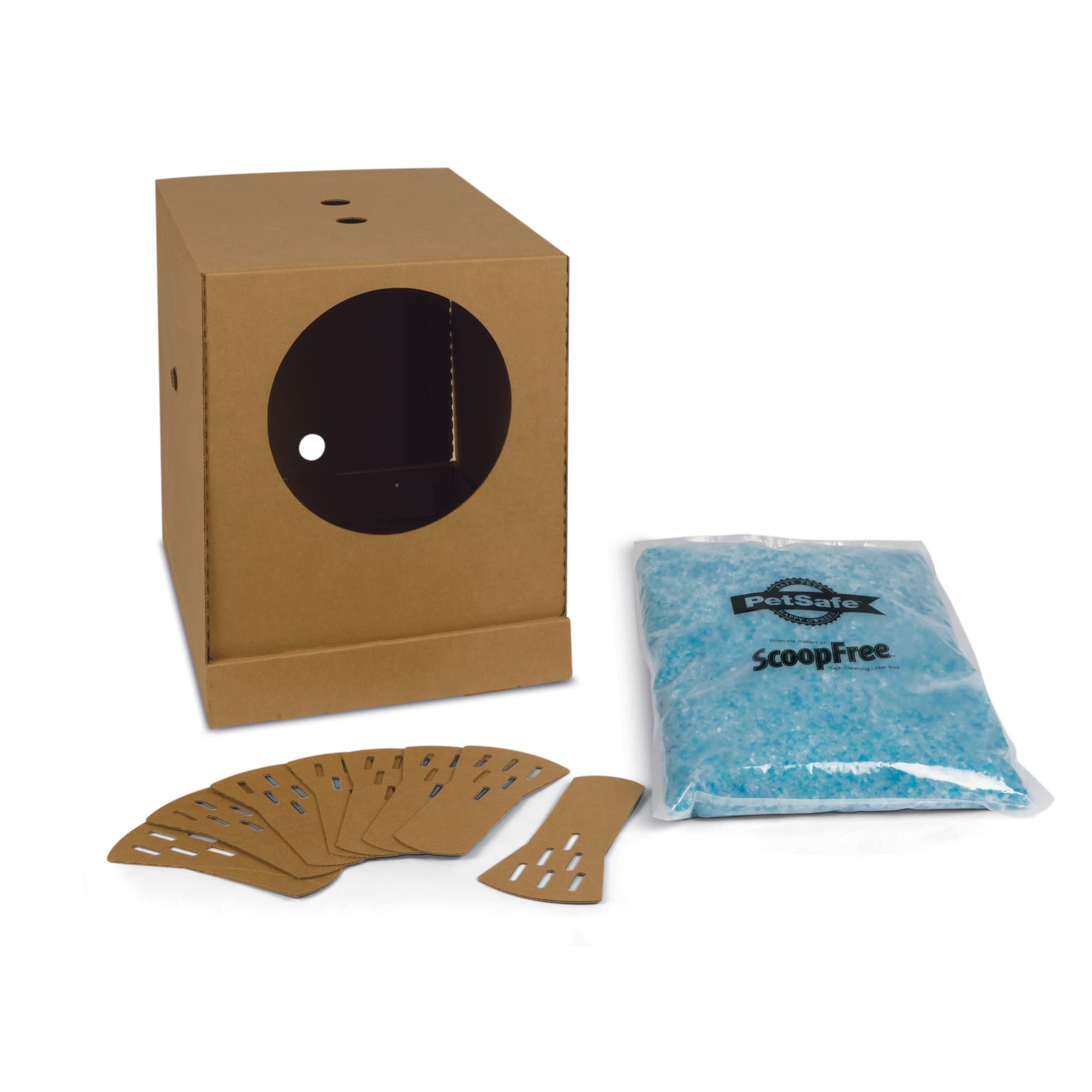 Foto 1 | Caja De Arena Desechable Para Gatos Petsafe Plegable Con Arena De 2 Kg - Venta Internacional.