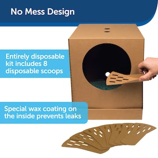 Foto 4 | Caja De Arena Desechable Para Gatos Petsafe Plegable Con Arena De 2 Kg - Venta Internacional.