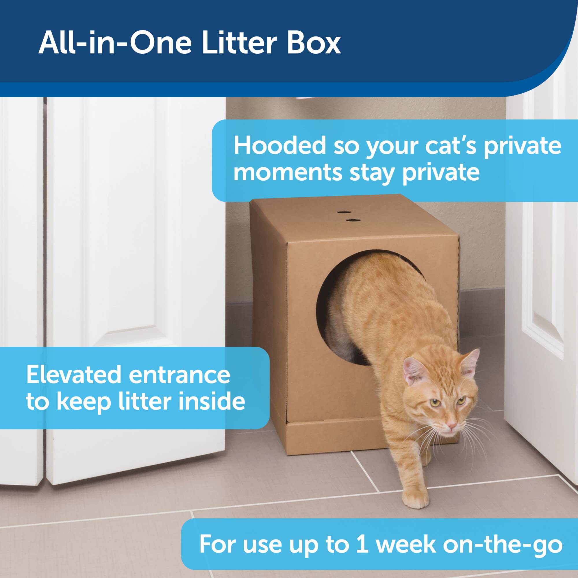 Foto 7 pulgar | Caja De Arena Desechable Para Gatos Petsafe Plegable Con Arena De 2 Kg - Venta Internacional.