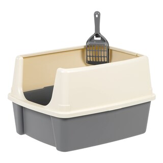Foto 6 | Caja De Arena Para Gatos Amazon Basics, Alta Con Parte Superior Abierta Y Lados Altos - Venta Internacional.