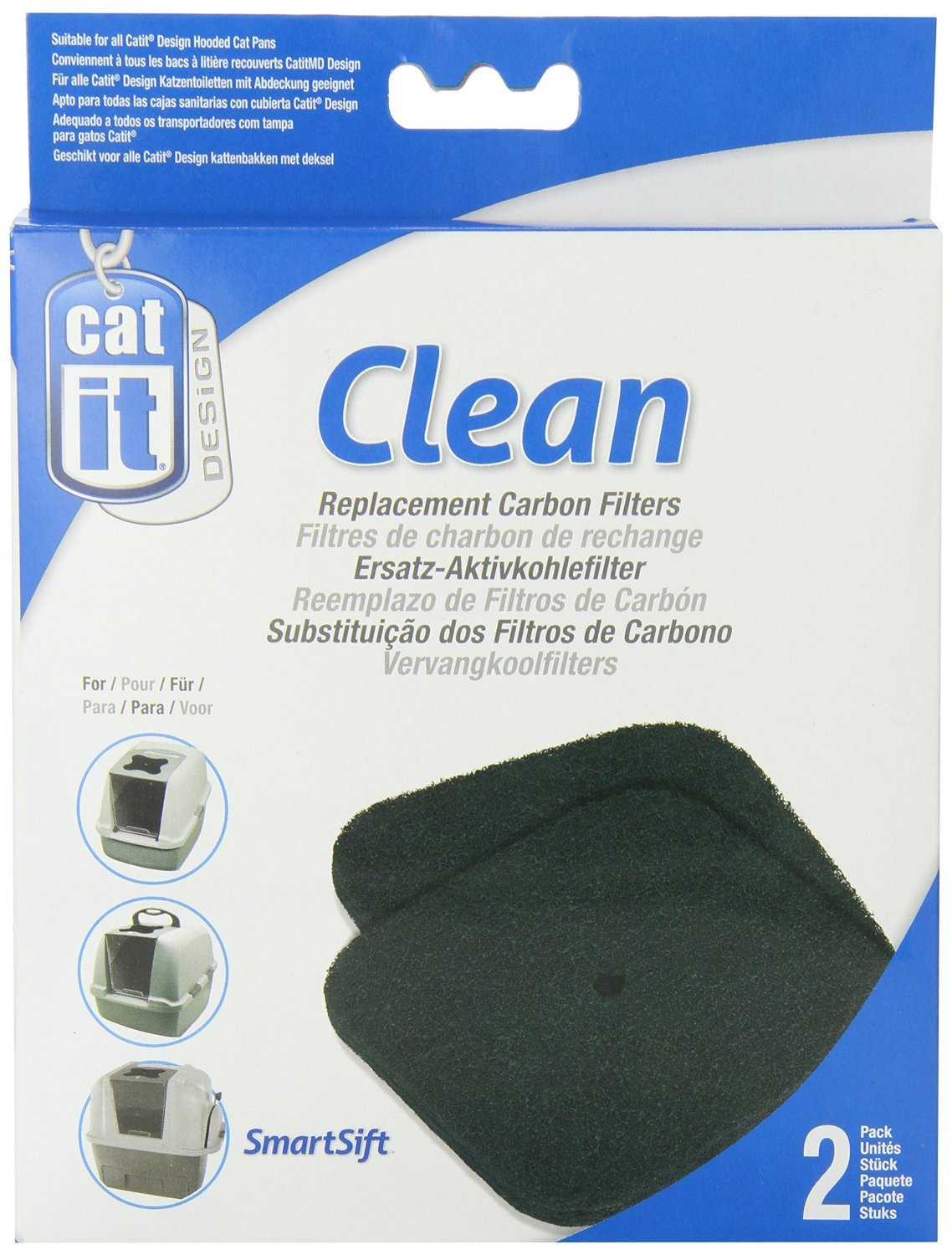 Filtro De Repuesto De Carbono Catit Para Razas Grandes, Paquete 2 - Venta Internacional.
