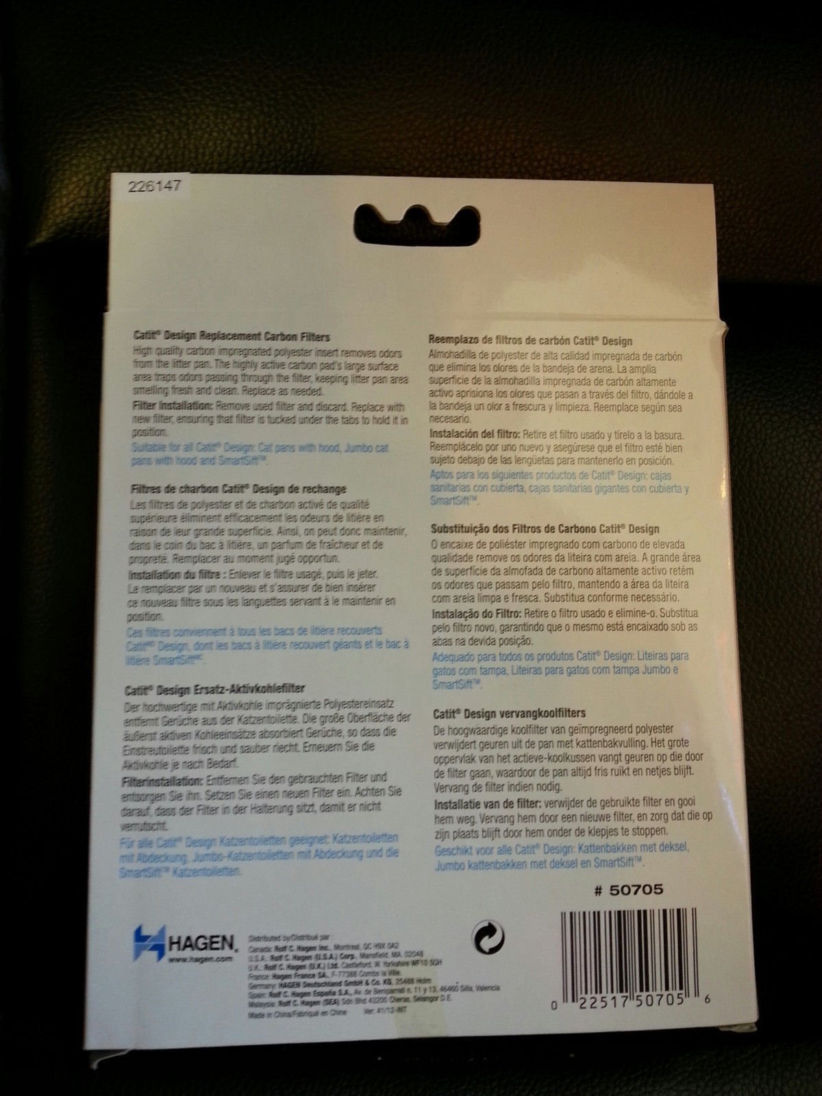 Foto 6 pulgar | Filtro De Repuesto De Carbono Catit Para Razas Grandes, Paquete 2 - Venta Internacional.