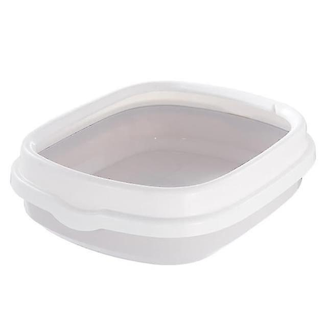 Caja De Arena Para Gatos Huoguo, Silicona Antisalpicaduras, Con Cuchara, 40 X 33,5 Unidades - Venta Internacional.