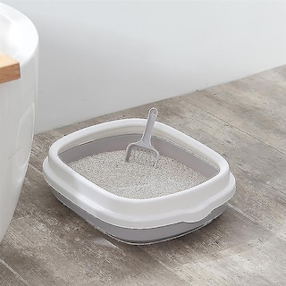 Foto 4 | Caja De Arena Para Gatos Huoguo, Silicona Antisalpicaduras, Con Cuchara, 40 X 33,5 Unidades - Venta Internacional.