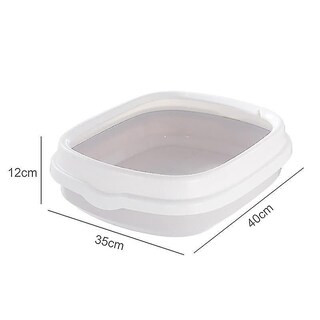 Foto 5 | Caja De Arena Para Gatos Huoguo, Silicona Antisalpicaduras, Con Cuchara, 40 X 33,5 Unidades - Venta Internacional.