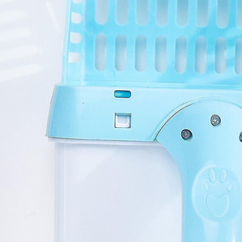 Foto 4 pulgar | Caja De Arena Para Gatos Huoguo, Inodoro Desmontable Con Papelera, Color Azul - Venta Internacional.