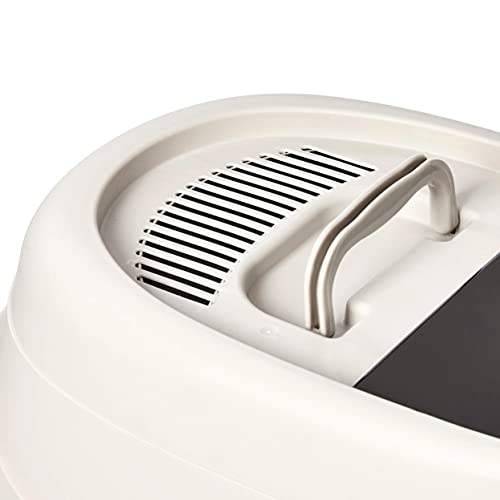 Foto 5 pulgar | Caja De Arena Para Gatos Con Capucha Amazon Basics, Sin Problemas, Tamaño Estándar - Venta Internacional.