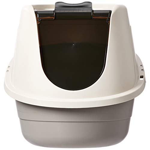 Foto 2 | Caja De Arena Para Gatos Con Capucha Amazon Basics, No Ensucia, Tamaño Grande - Venta Internacional.
