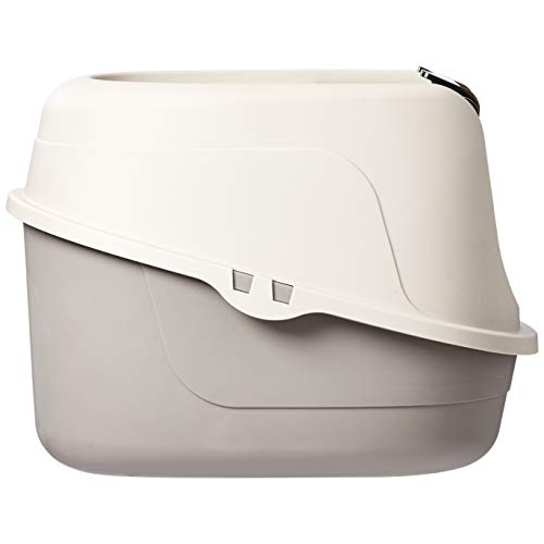 Foto 4 pulgar | Caja De Arena Para Gatos Con Capucha Amazon Basics, No Ensucia, Tamaño Grande - Venta Internacional.