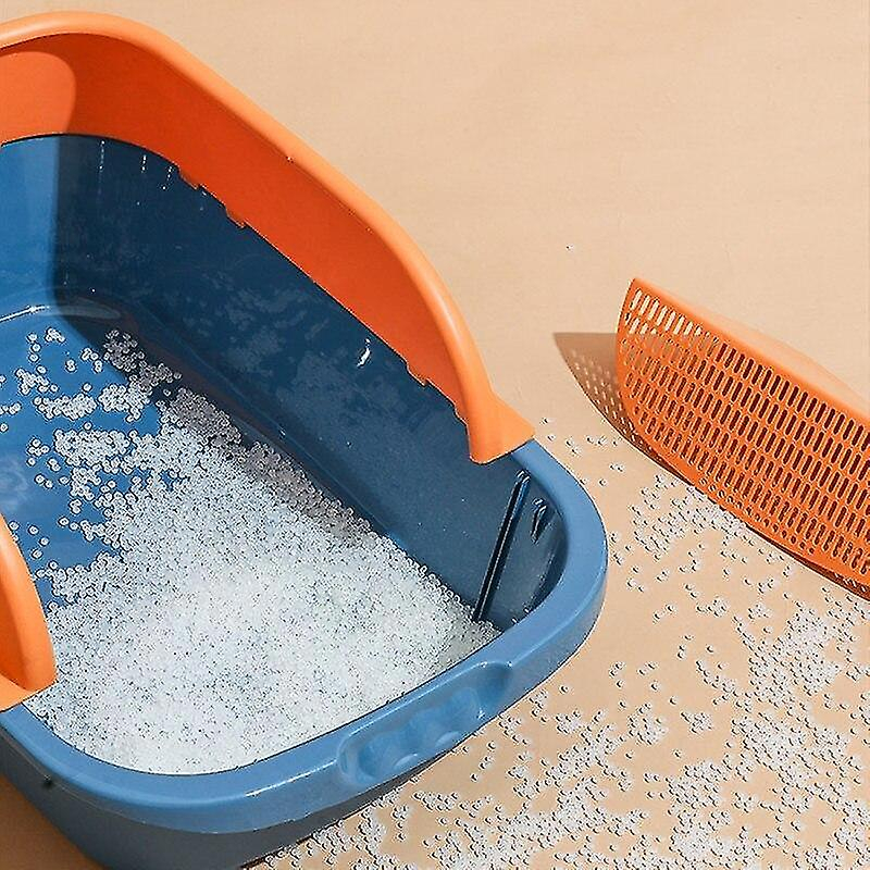 Foto 5 pulgar | Caja De Arena Para Gatos Huoguo, Grande, Tipo Concha, A Prueba De Salpicaduras - Venta Internacional.