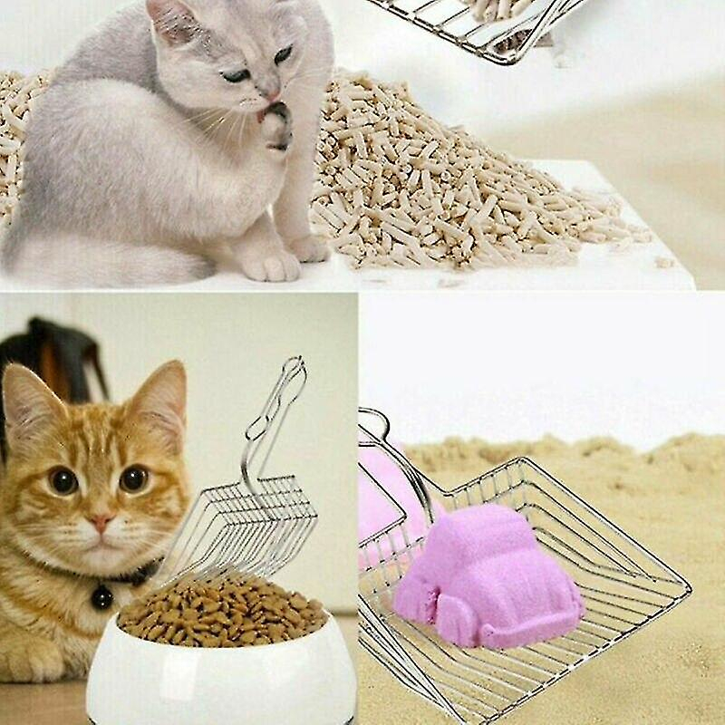 Foto 4 pulgar | Caja De Arena Para Gatos Con Pala Metálica Con Mango Largo Para Gatitos Y Gatos - Venta Internacional.