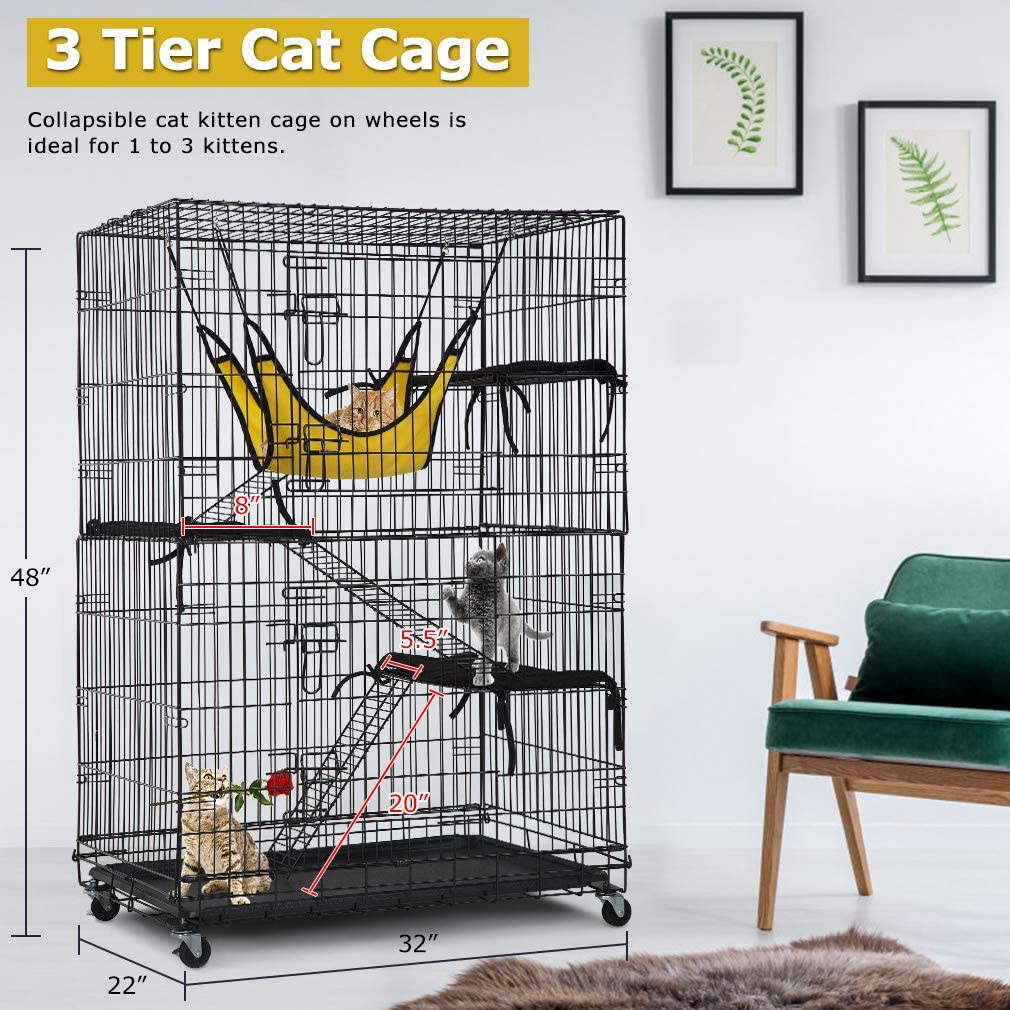 Foto 6 | Jaula Para Gatos Bestpet, 122 Cm, Caseta Para Gatos Con Accesorios - Venta Internacional.