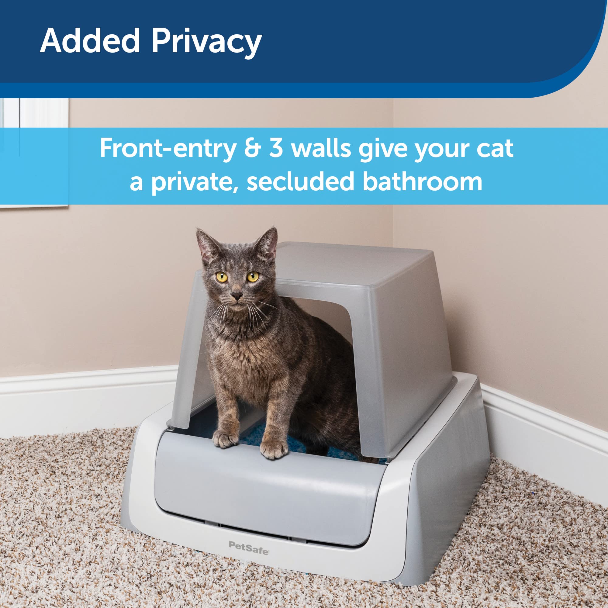 Foto 6 pulgar | Capucha De Privacidad Para Caja De Arena Autolimpiante Sin Cuchara Petsafe - Venta Internacional.
