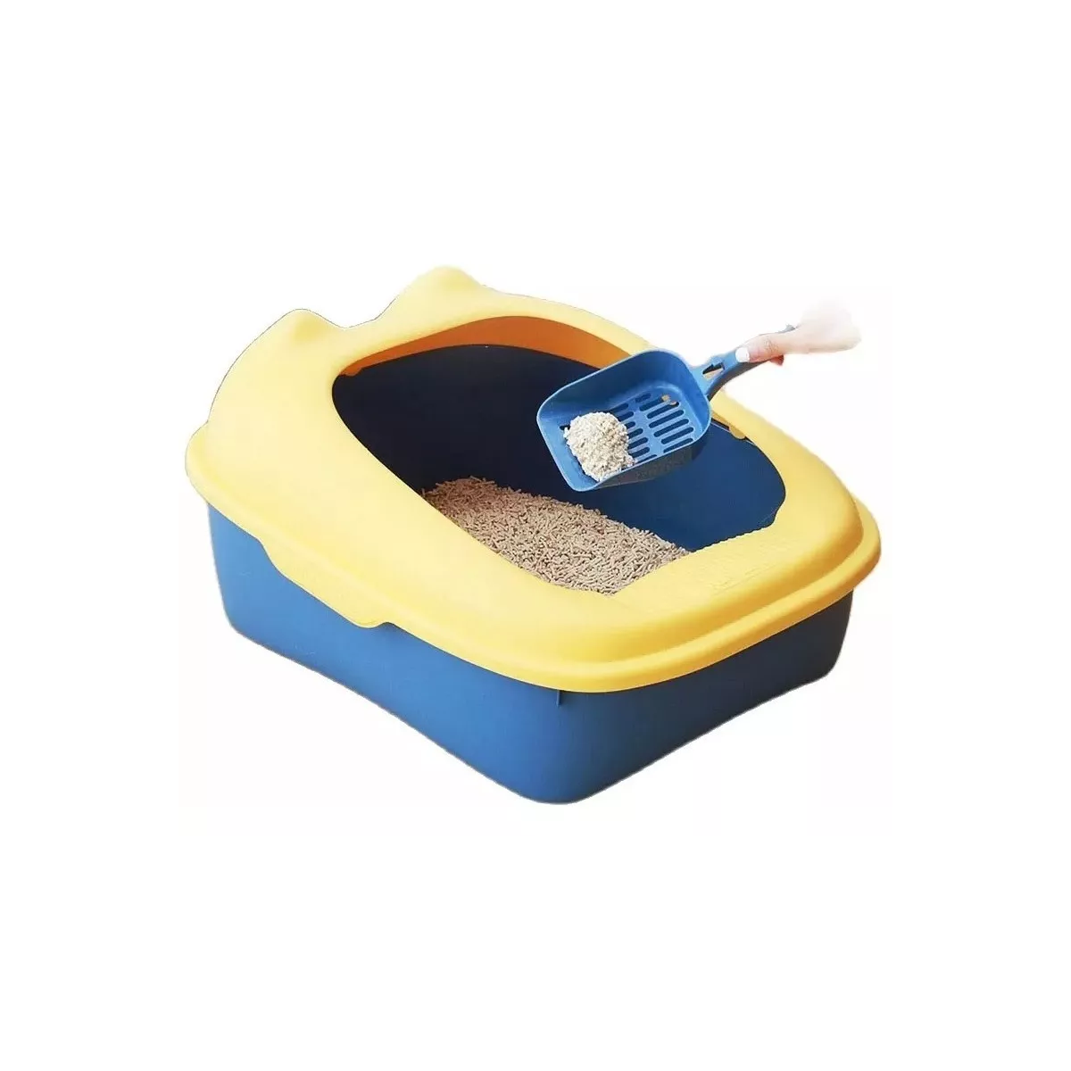 Foto 4 pulgar | Arenero Antisalpicaduras Con Recogedor Eo Safe Imports Esi-18425 Amarillo
