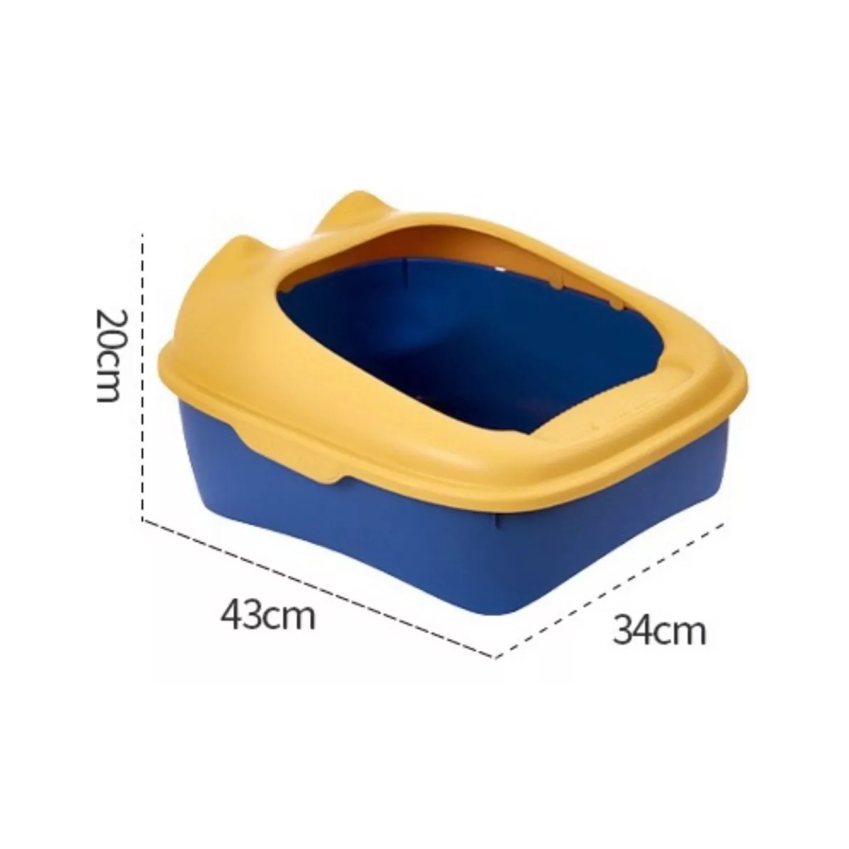 Foto 5 pulgar | Arenero Antisalpicaduras Con Recogedor Eo Safe Imports Esi-18425 Amarillo