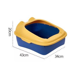 Foto 4 | Arenero Antisalpicaduras Con Recogedor Eo Safe Imports Esi-18425 Amarillo