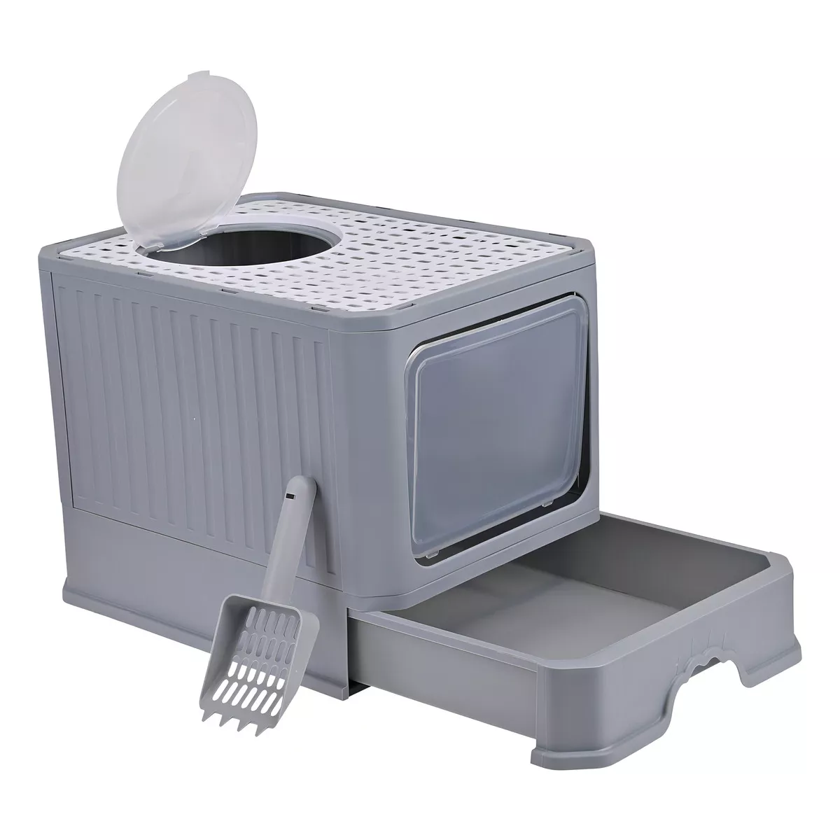 Foto 1 | Arenero Bandeja Sanitaria Grande Con Pala Eo Safe Imports Esi-18423 Gris