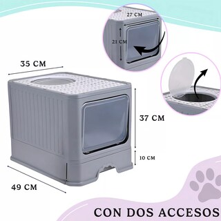 Foto 4 | Arenero Bandeja Sanitaria Grande Con Pala Eo Safe Imports Esi-18423 Gris